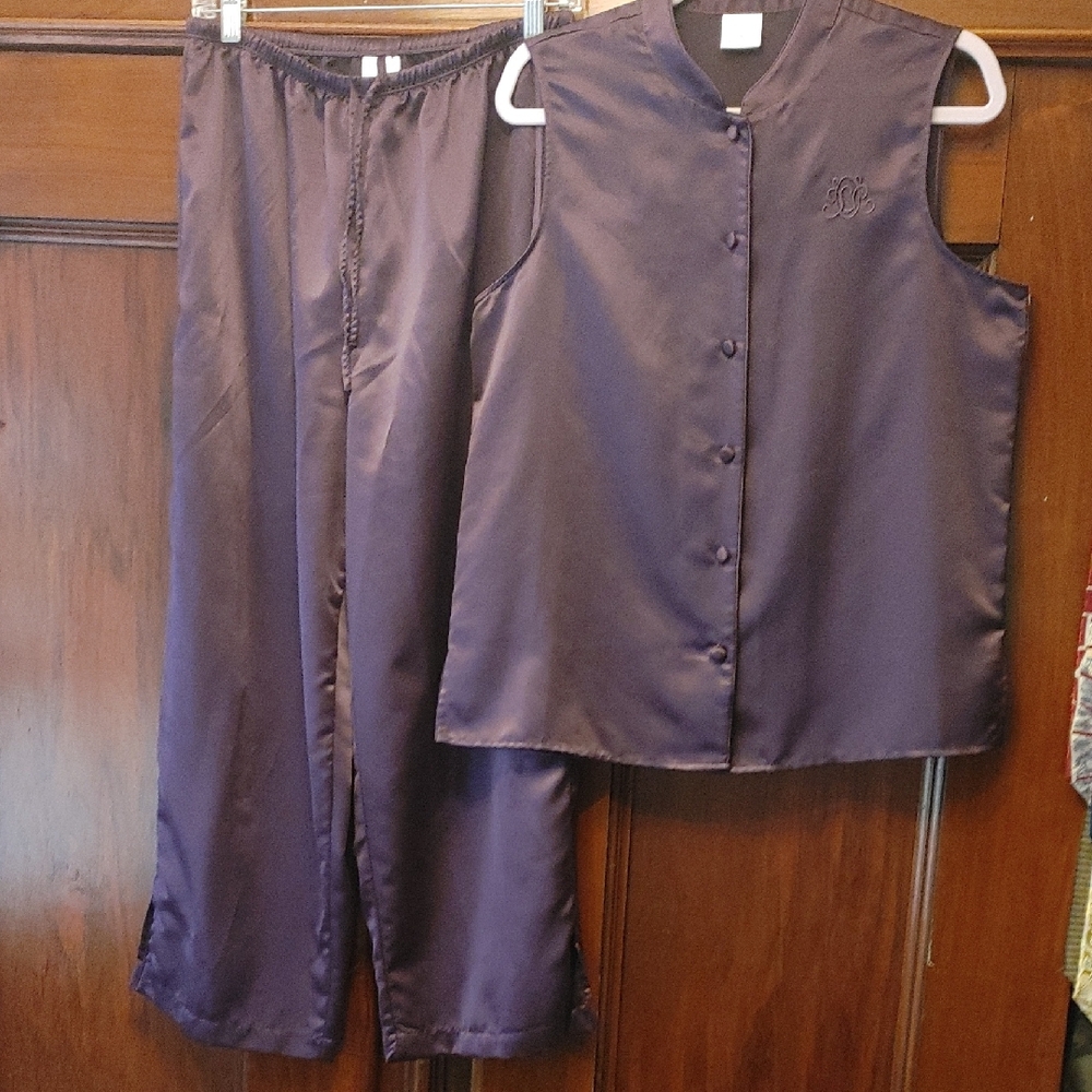 Cabernet Deep Plum Purple Sleepwear PJ Set